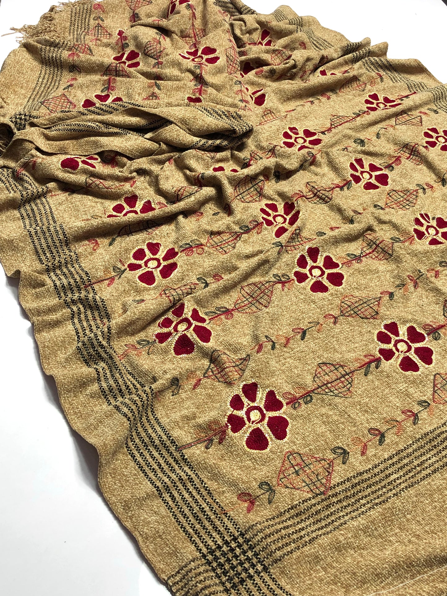 Khaddi Velvet Shawl