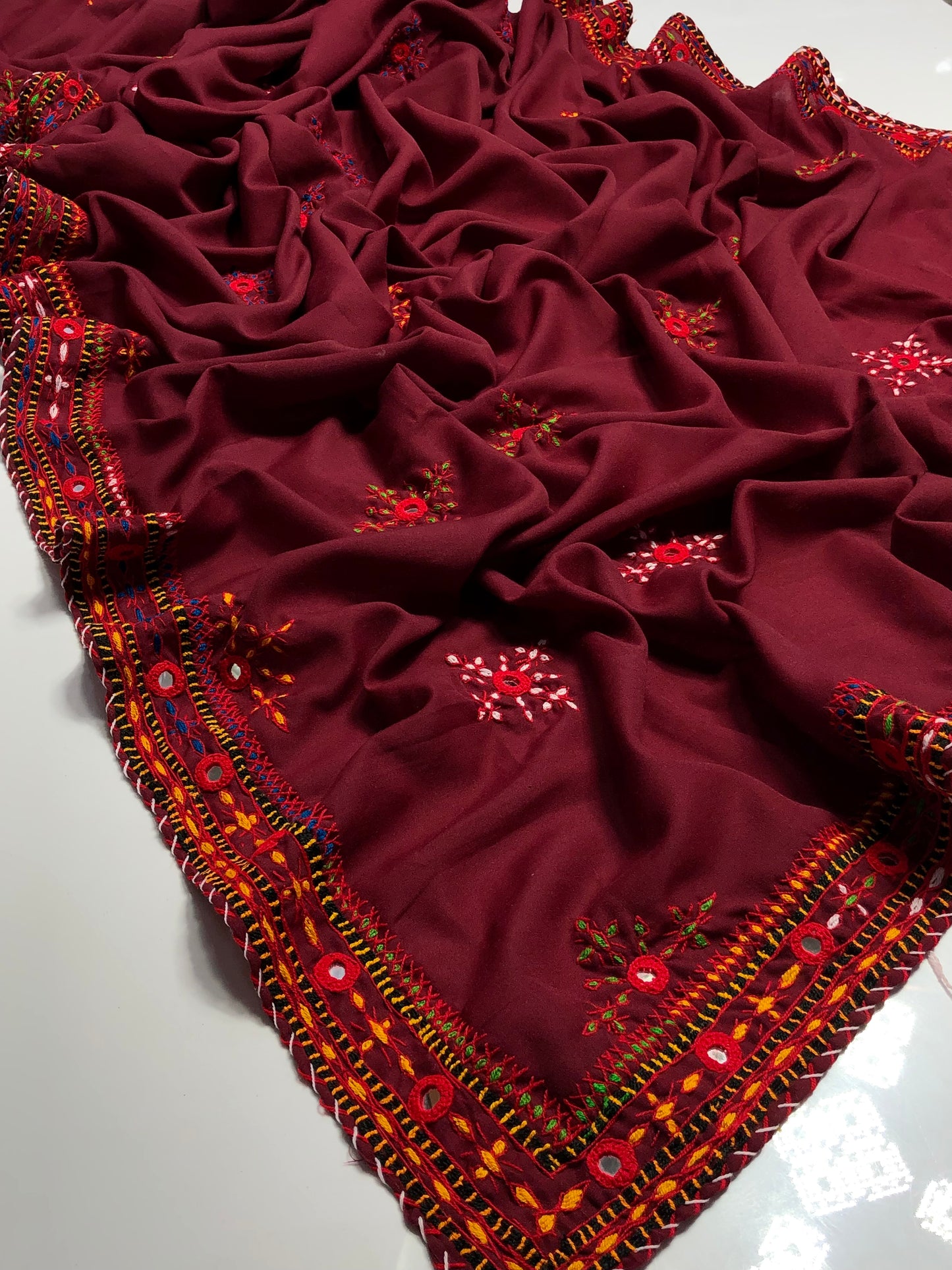Swiss Lawn Chadar