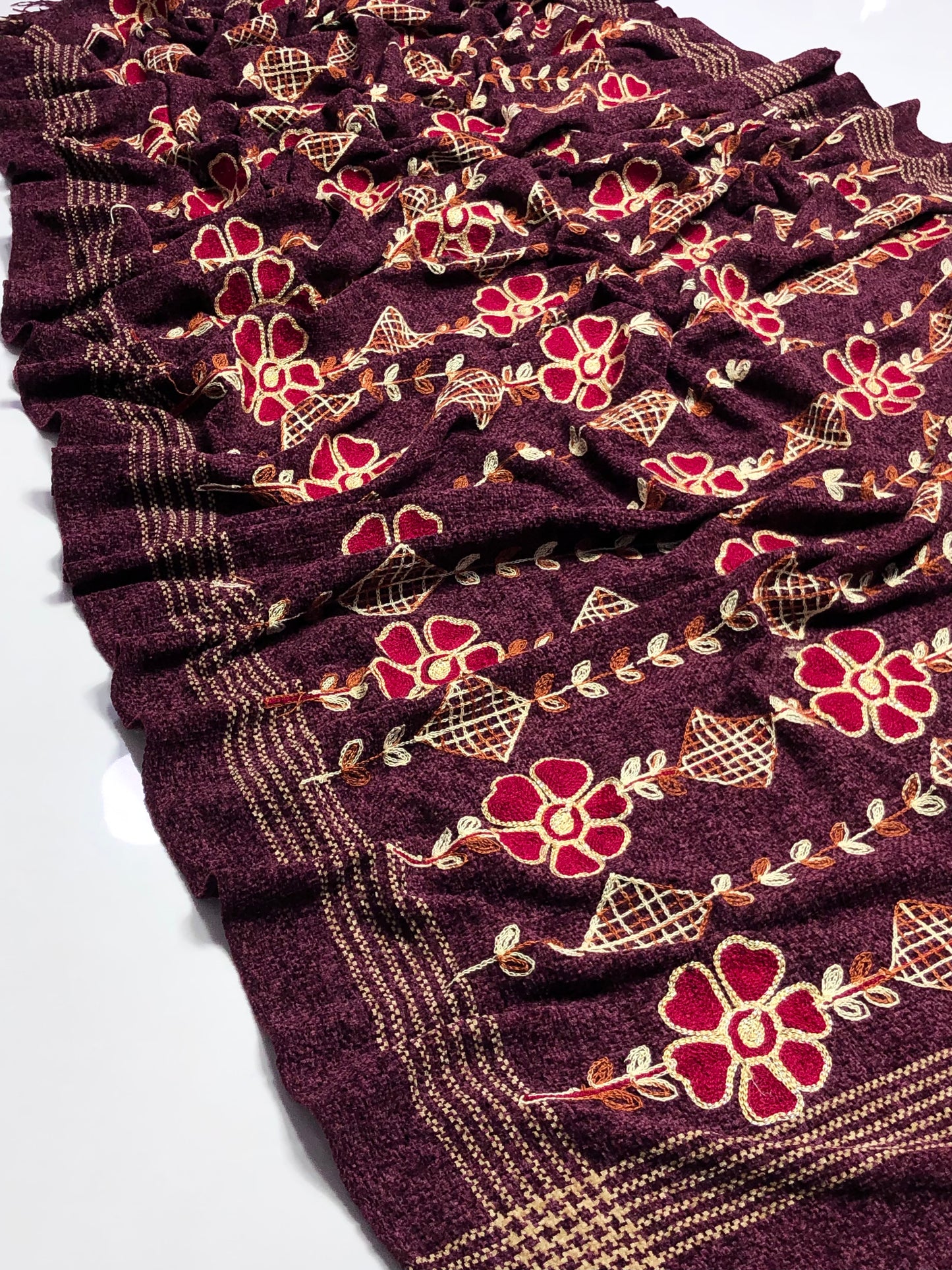 Khaddi Velvet Shawl