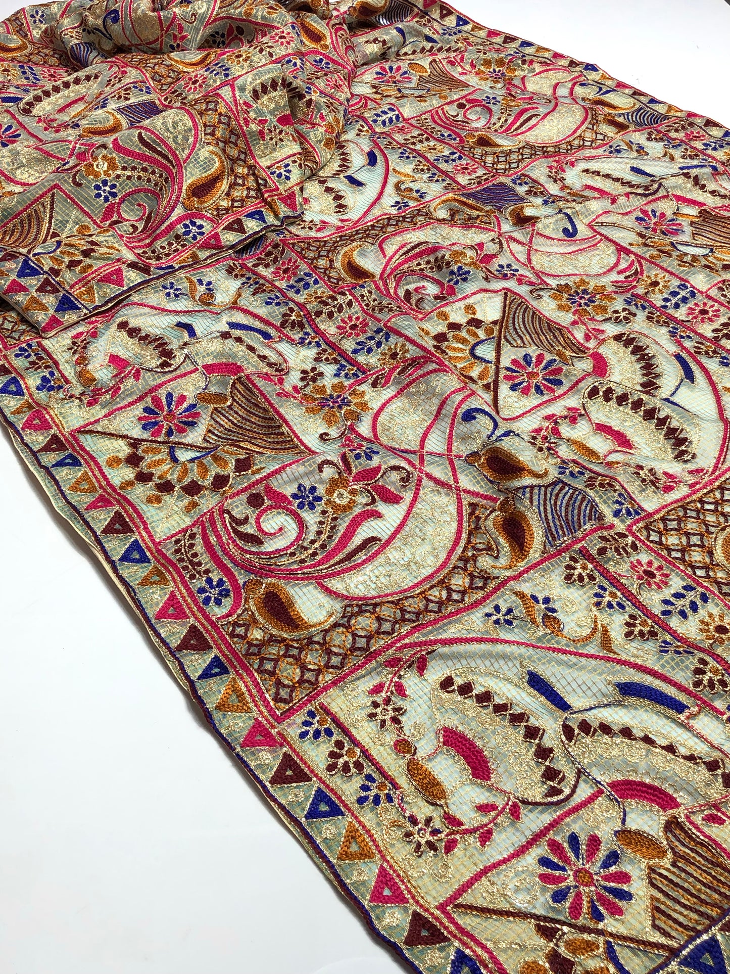 Indian Silk Tissue Dupatta