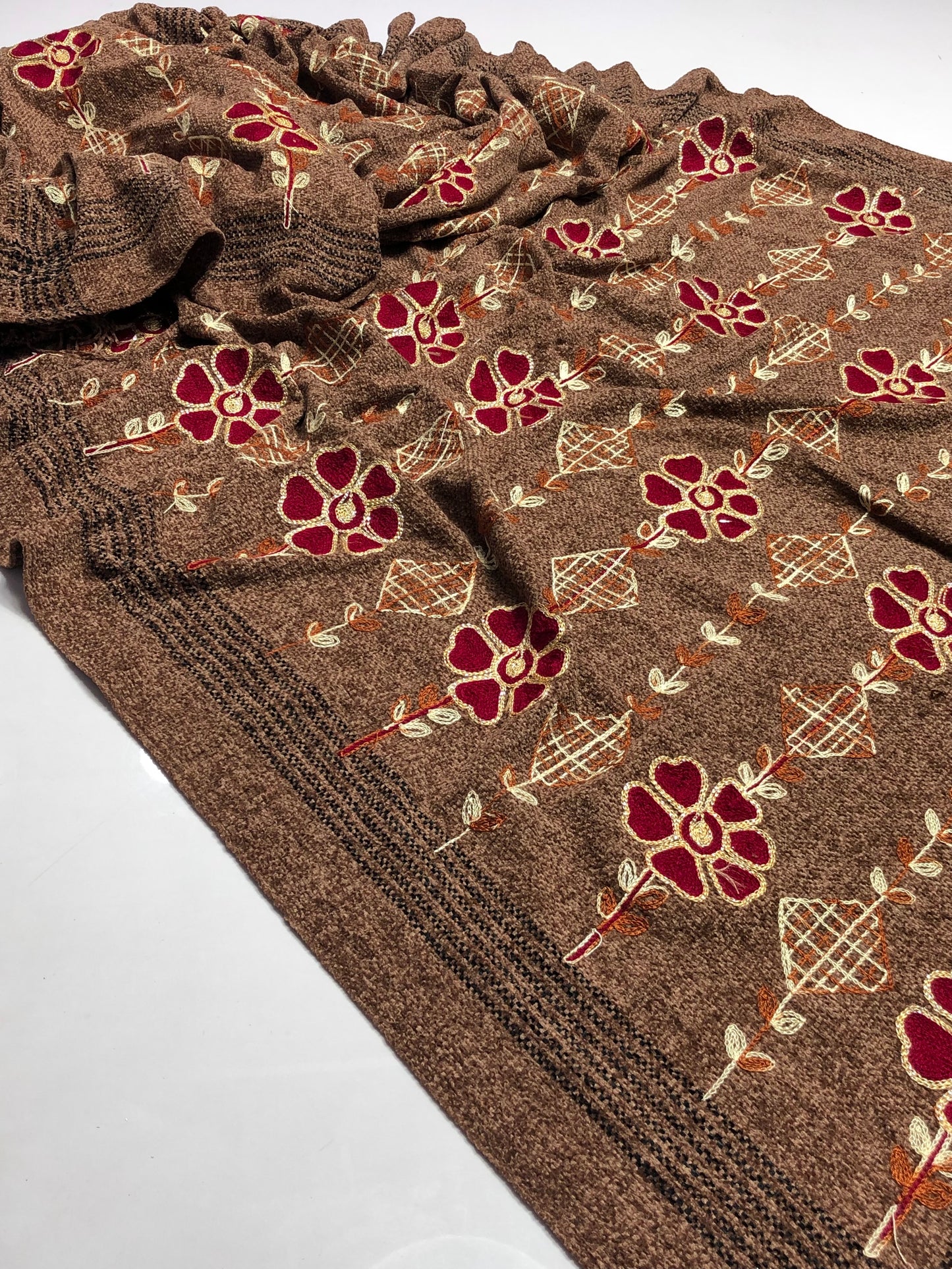 Khaddi Velvet Shawl