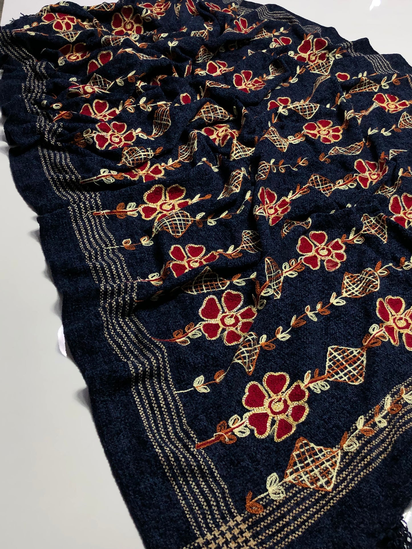 Khaddi Velvet Shawl