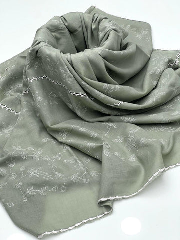 Pure Lawn Multani HandMade Embroidered With Mirror Chadar