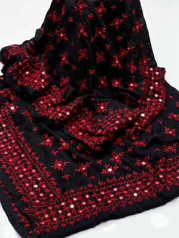 Swiss Lawn Fabric
Beautiful Hand Made Sindhi Embroidery Chadar