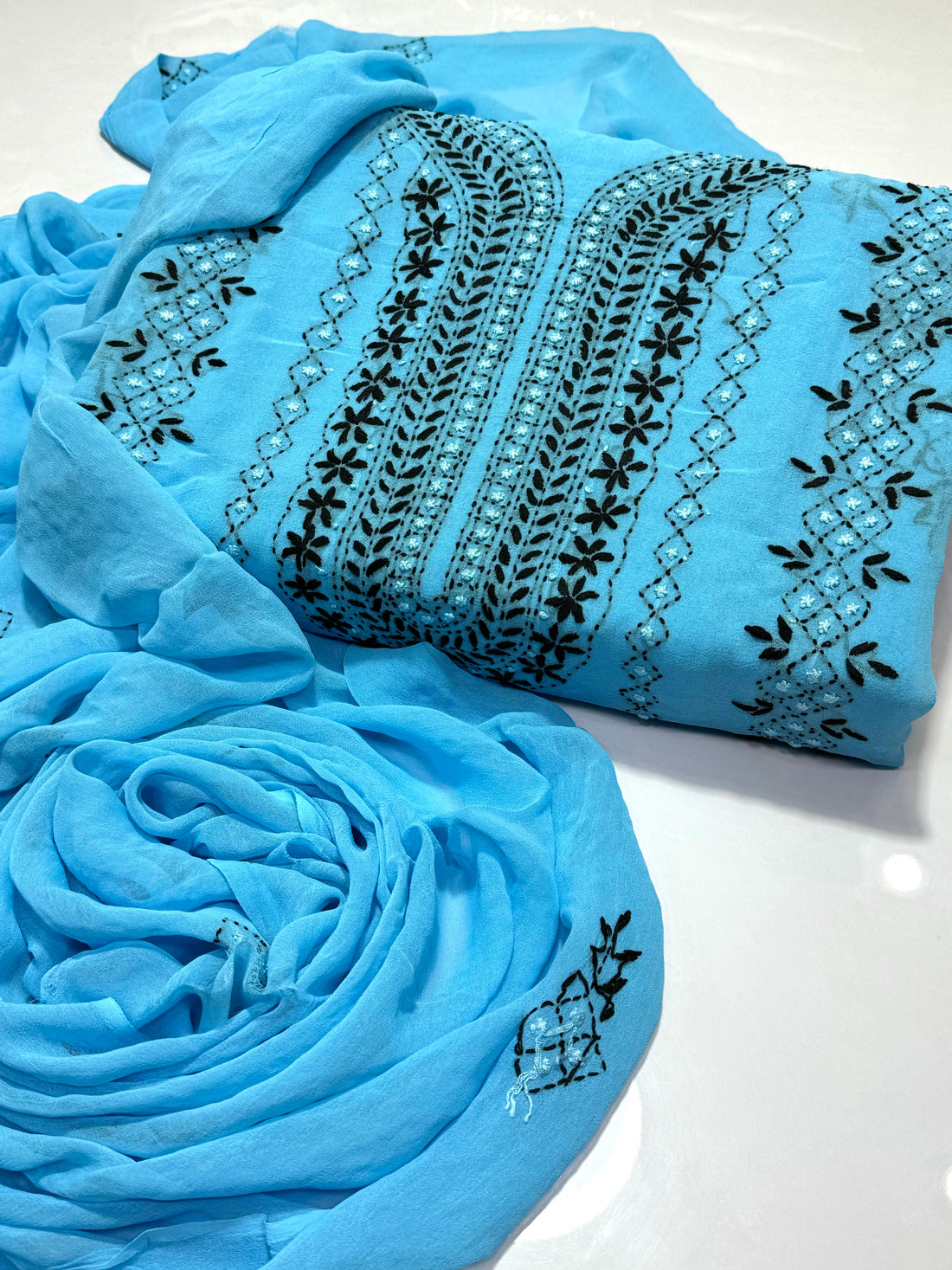 Chiffon Hand Made Suits
