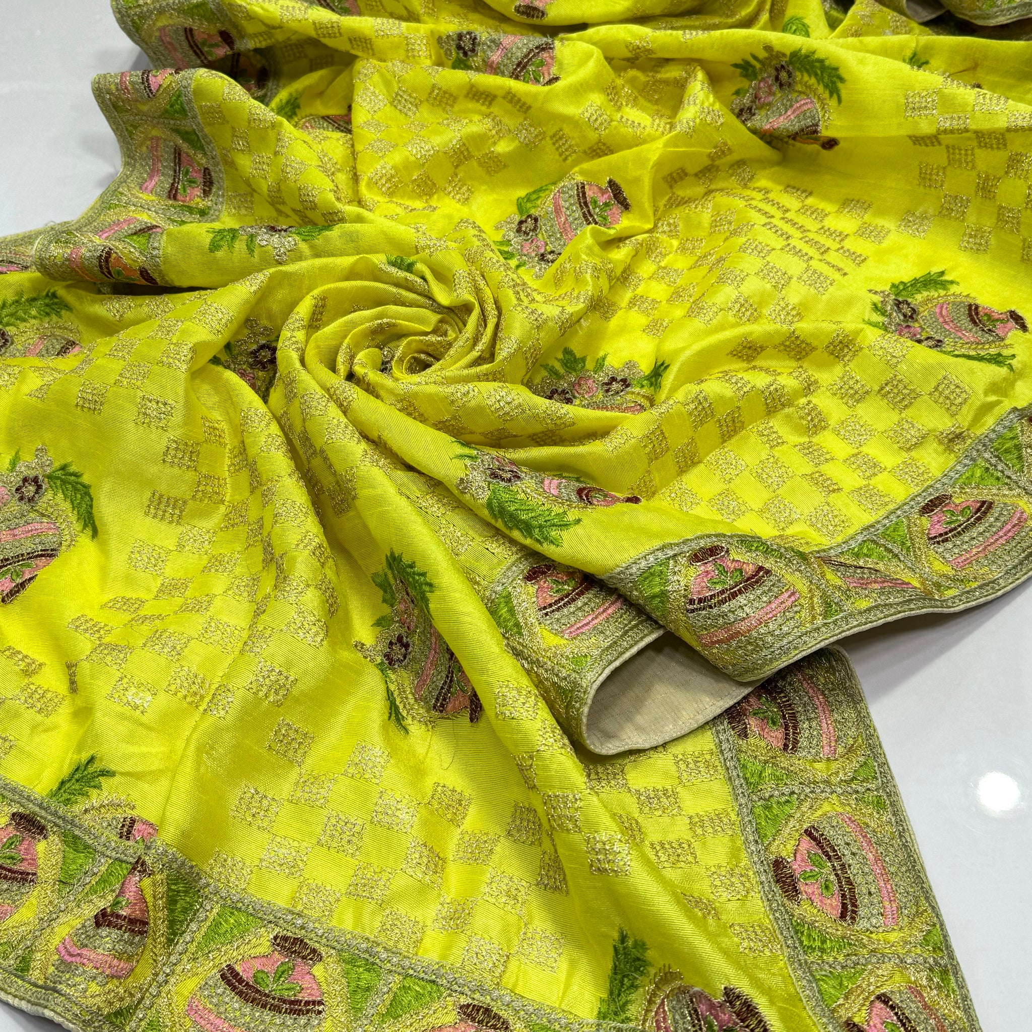 Indian Raw Silk Dupatta
