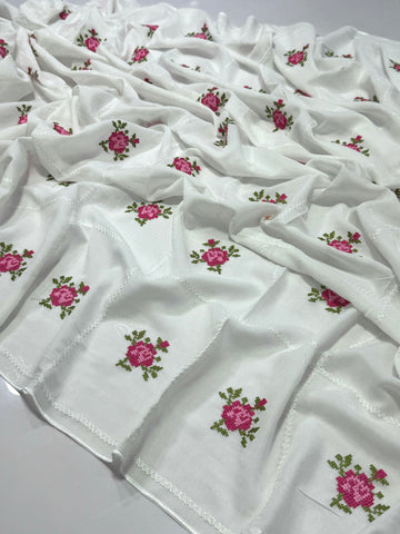 Swiss Lawn Chadar