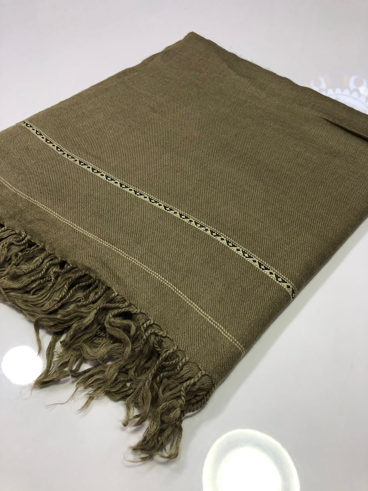 Gents Wool Kashmiri  Shawl