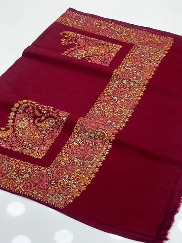 Pashmina Shawl
Hand Made Kashmiri Embroidery With Block Print