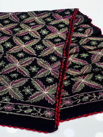 Pure Lawn Fabric
Hand Made Multani Embroidery Chadar