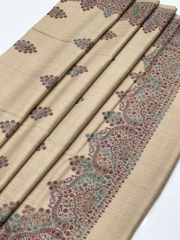 Pashmina Shawl
Hand Made Kashmiri Embroidery With Block Print