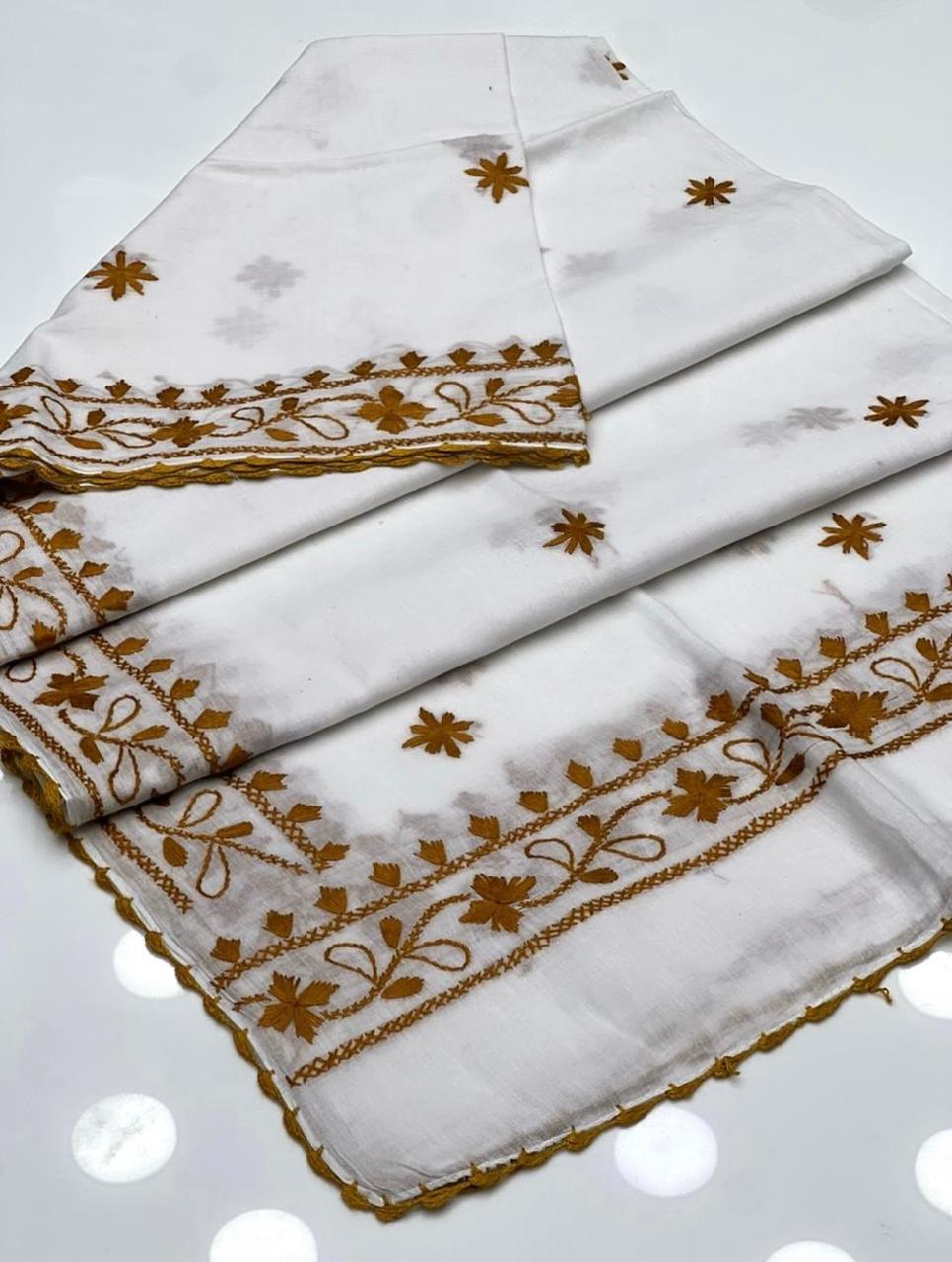 Pure Lawn
Hand Made Multani Embroidery Chadar