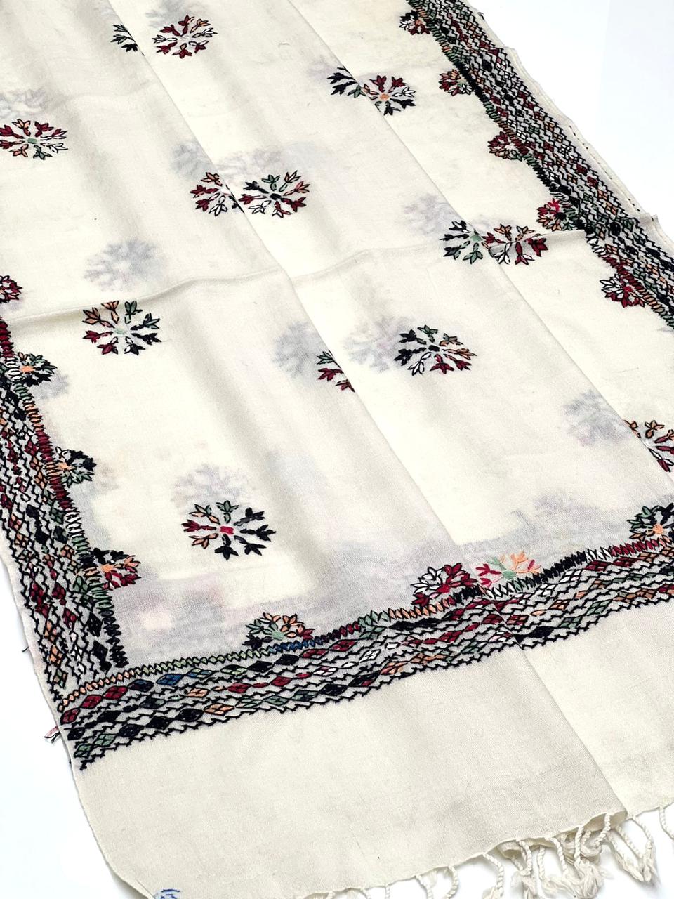 Swati Pashmina Shawl
Hand Made Balochi Embroidery Shawl