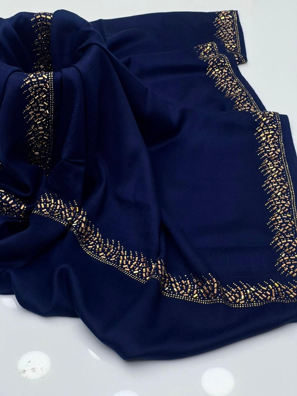Pashmina
Beautiful Stones Work Shawl