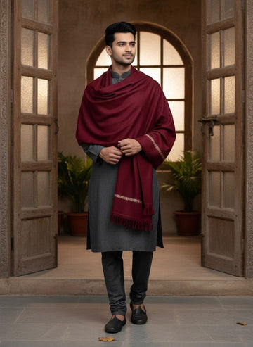 Acrylic Wool Gents Shawl