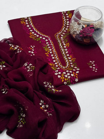 Lawn Summer Dress Collection 
Traditional Hand Made Gotta
3 Pieces Suit Chiffon Duppatta Boti Style Along With Trouser