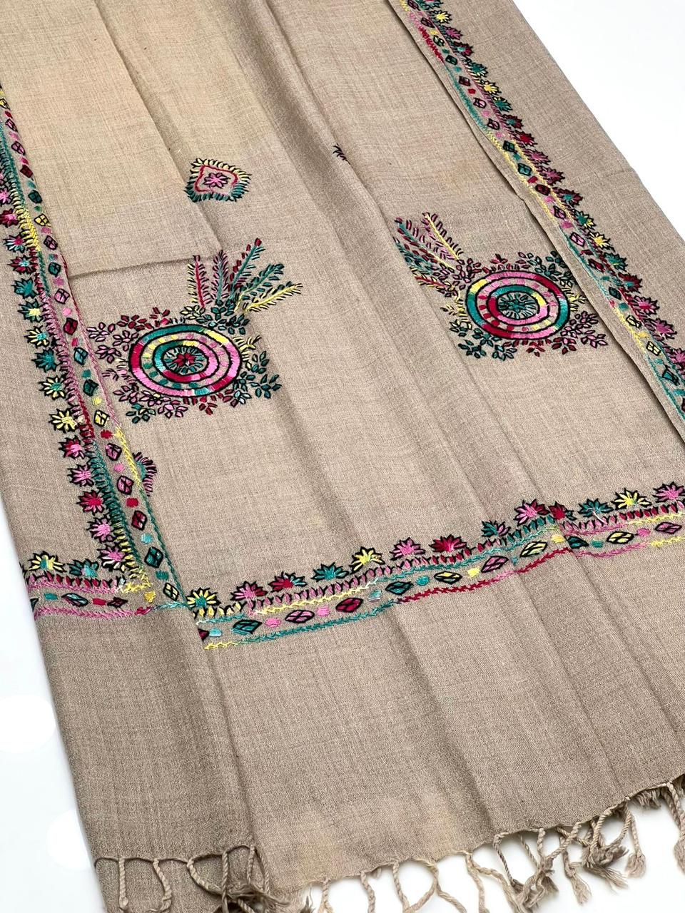 Swati Pashmina Shawl
Hand Made Balochi Embroidery Shawl