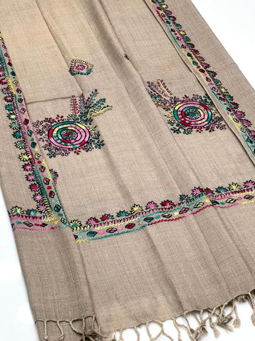 Swati Pashmina Shawl
Hand Made Balochi Embroidery Shawl