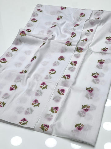 Pure Lawn Stuff 
Cross Stitch Embroidered Chadar