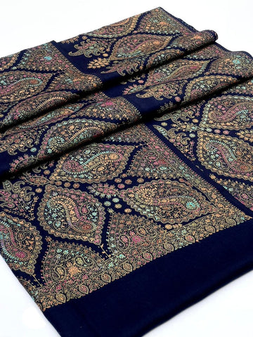 Pashmina Shawl
Hand Made Kashmiri Embroidery With Block Print