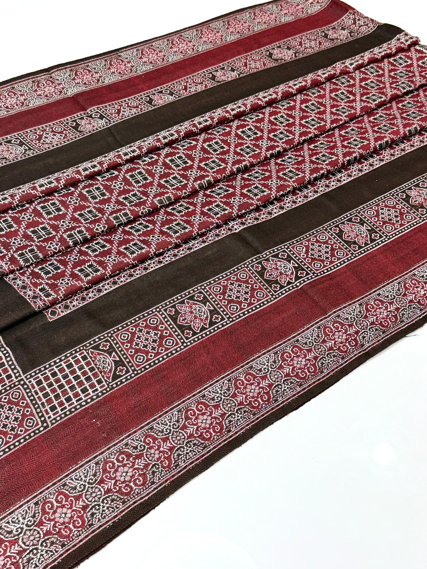 Beautiful Bnarsi Ajrak Pashmina Shawl