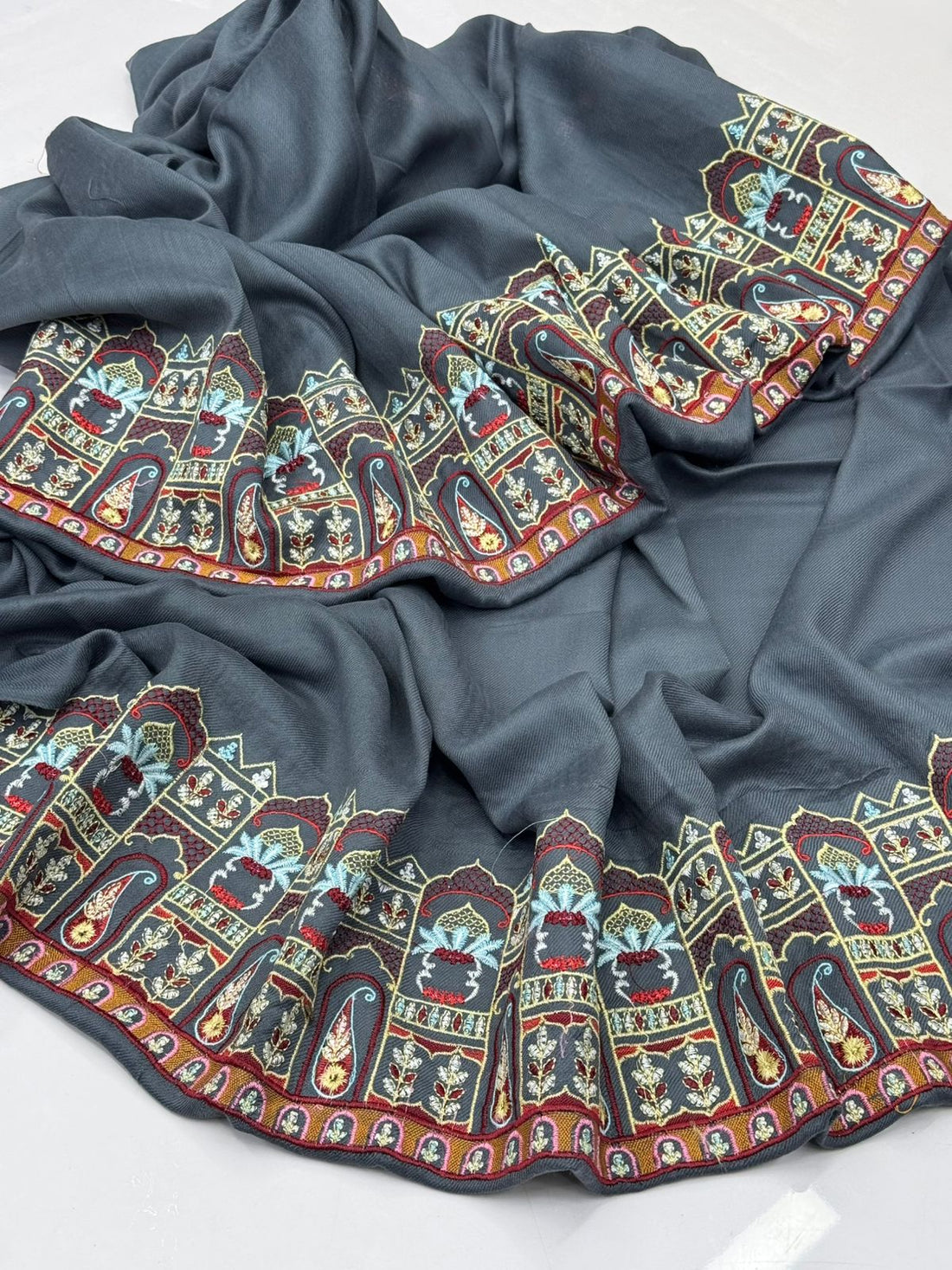 Pashmina Shawl
Machine Embroidery Shawl