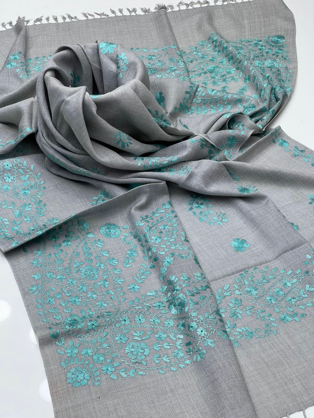 Swati Pashmina Shawl
Hand Made Multani Embroidery