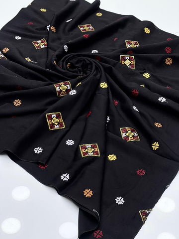 Swiss Lawn Fabric
Machine Cross Stitch Embroidery Chadar
