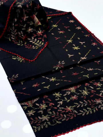 Pure Lawn Stuff 
Hand Made Multani Embroidery Chadar