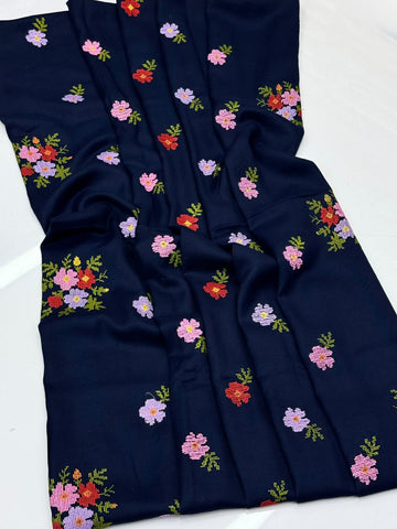 Pashmina Shawl
Beautiful Machine Cross Stitch Embroidery