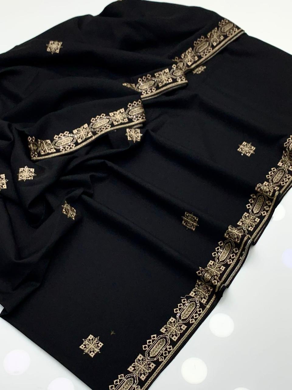 Swiss Lawn Fabric
Machine Sequence Embroidery Chadar