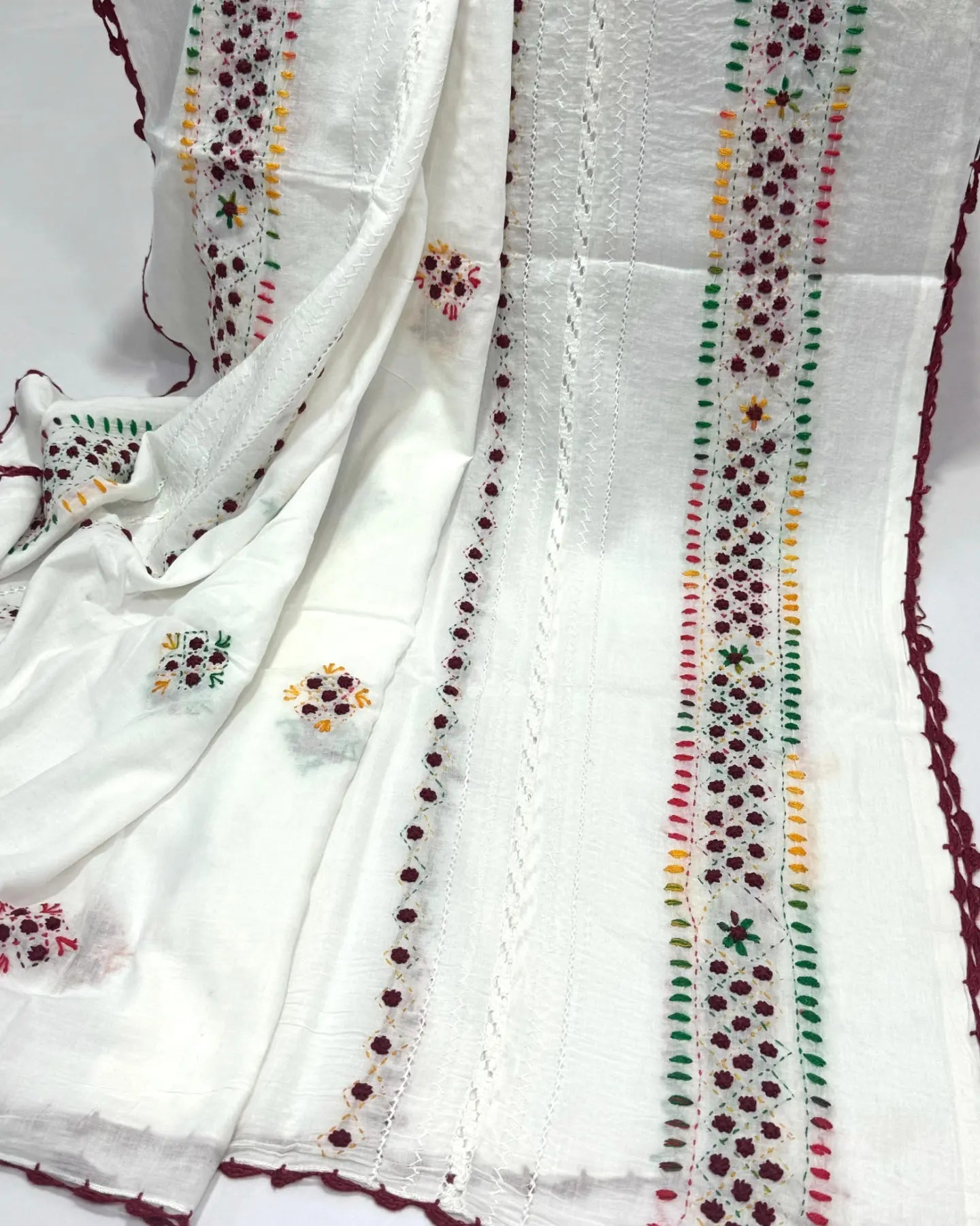 Traditional Multani Embroidered Tarkashi Chadar