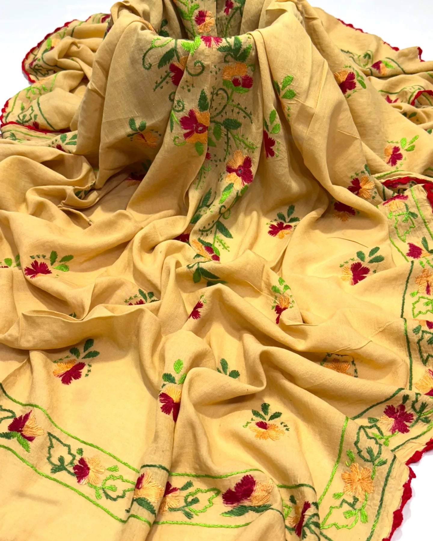 Traditional Multani Embroidered Chadar