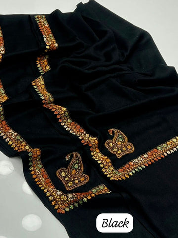 Pashmina
Hand Made Kashmiri Embroidery With Block Print Shawl