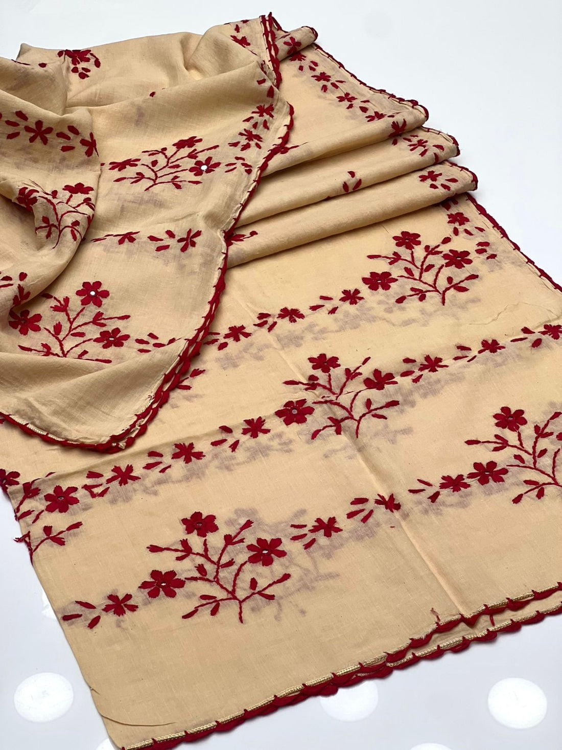 Pure Lawn 
Hand Made Multani Embroidery Chadar