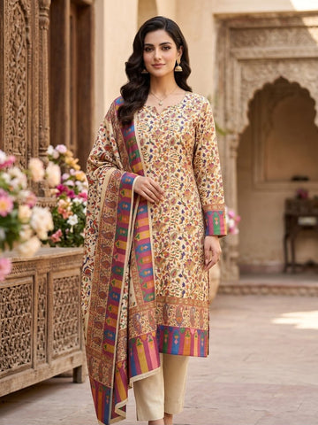 Winter Pashmina Dress Collection