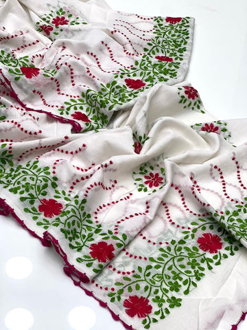 Pure Lawn
Hand Made Multani Embroidery Chadar