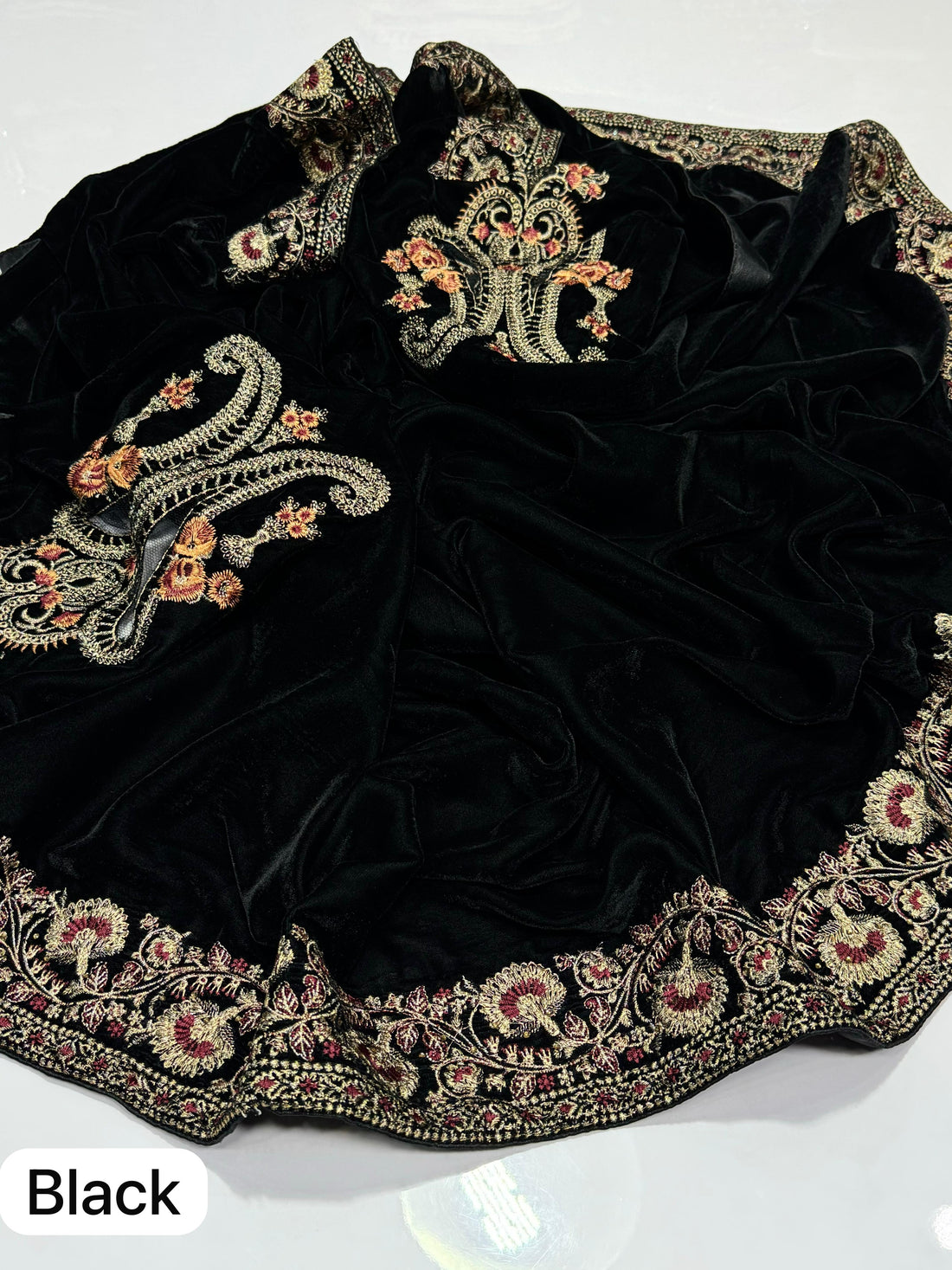 Micro Velvet Shawl