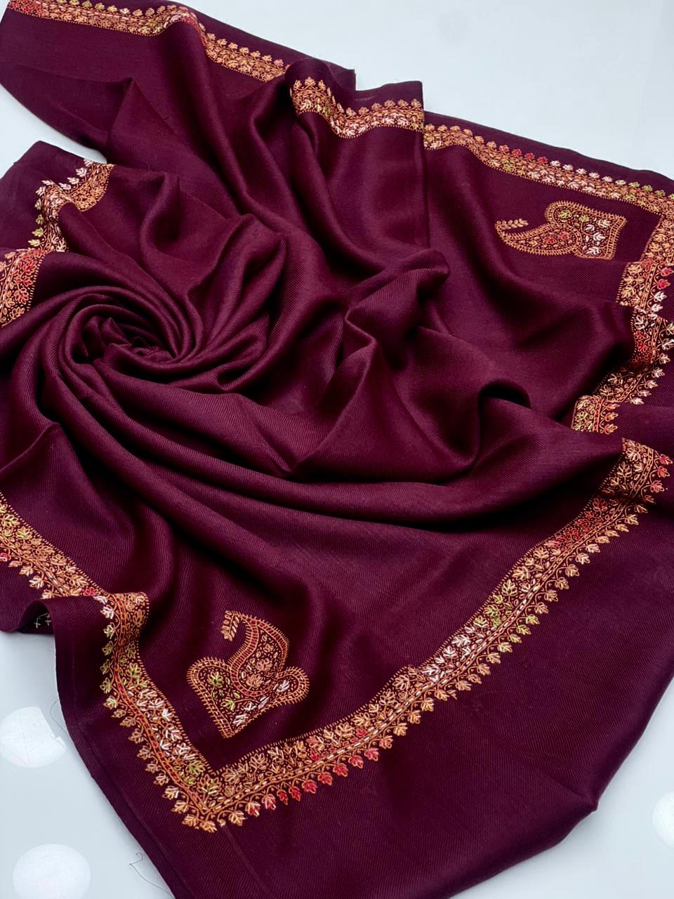 Pashmina Shawl
Hand Made Kashmiri Embroidery With Block Print