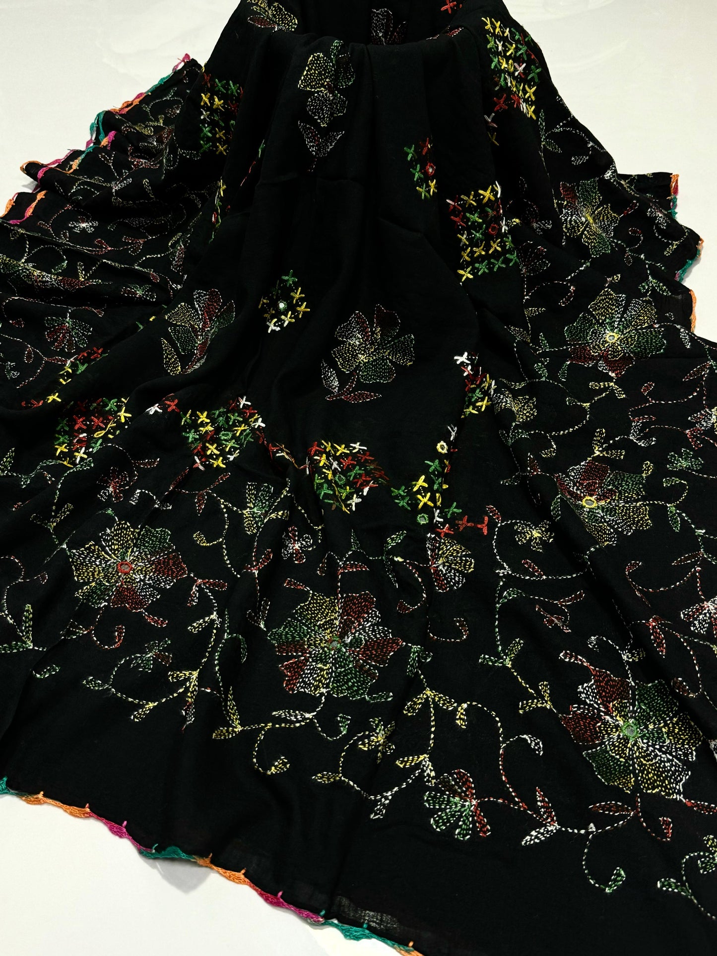 Traditional Multani Embroidered Chadar