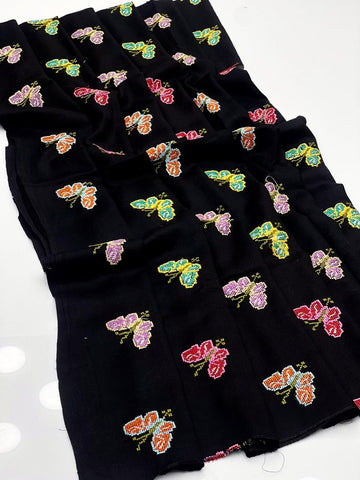 Pashmina 
Cross Stitch Machine Work Shawl