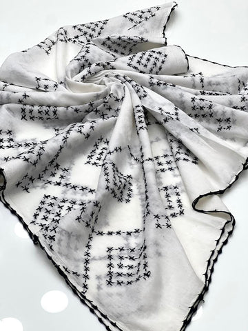 Pure Lawn
Hand Made Multani Embroidery Chadar