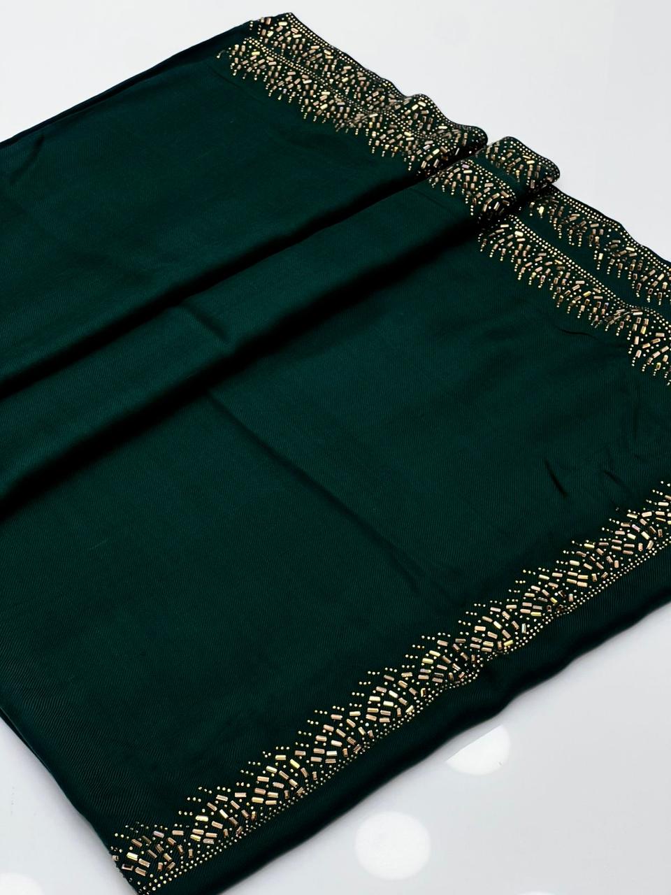 Pashmina Shawl
Elegant And Beautiful Stones Work Shawl