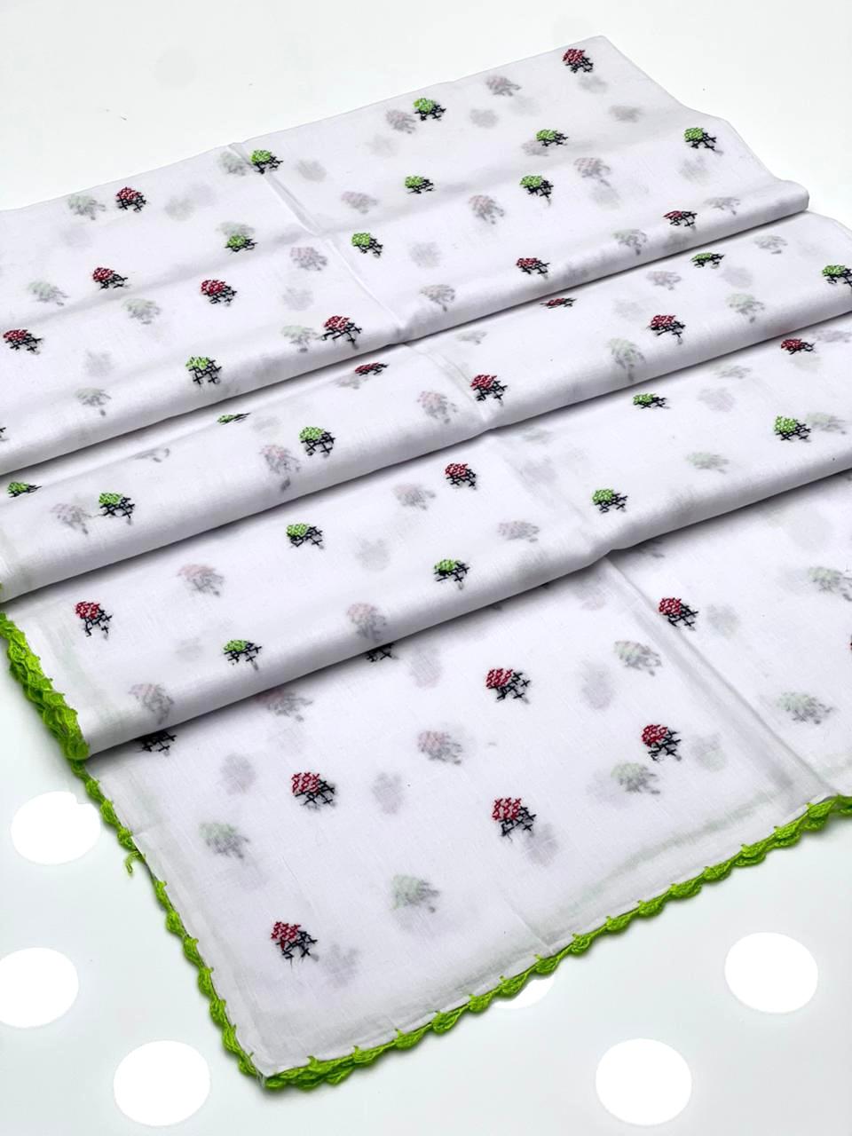 Pure Lawn
Hand Made Multani Embroidery Chadar