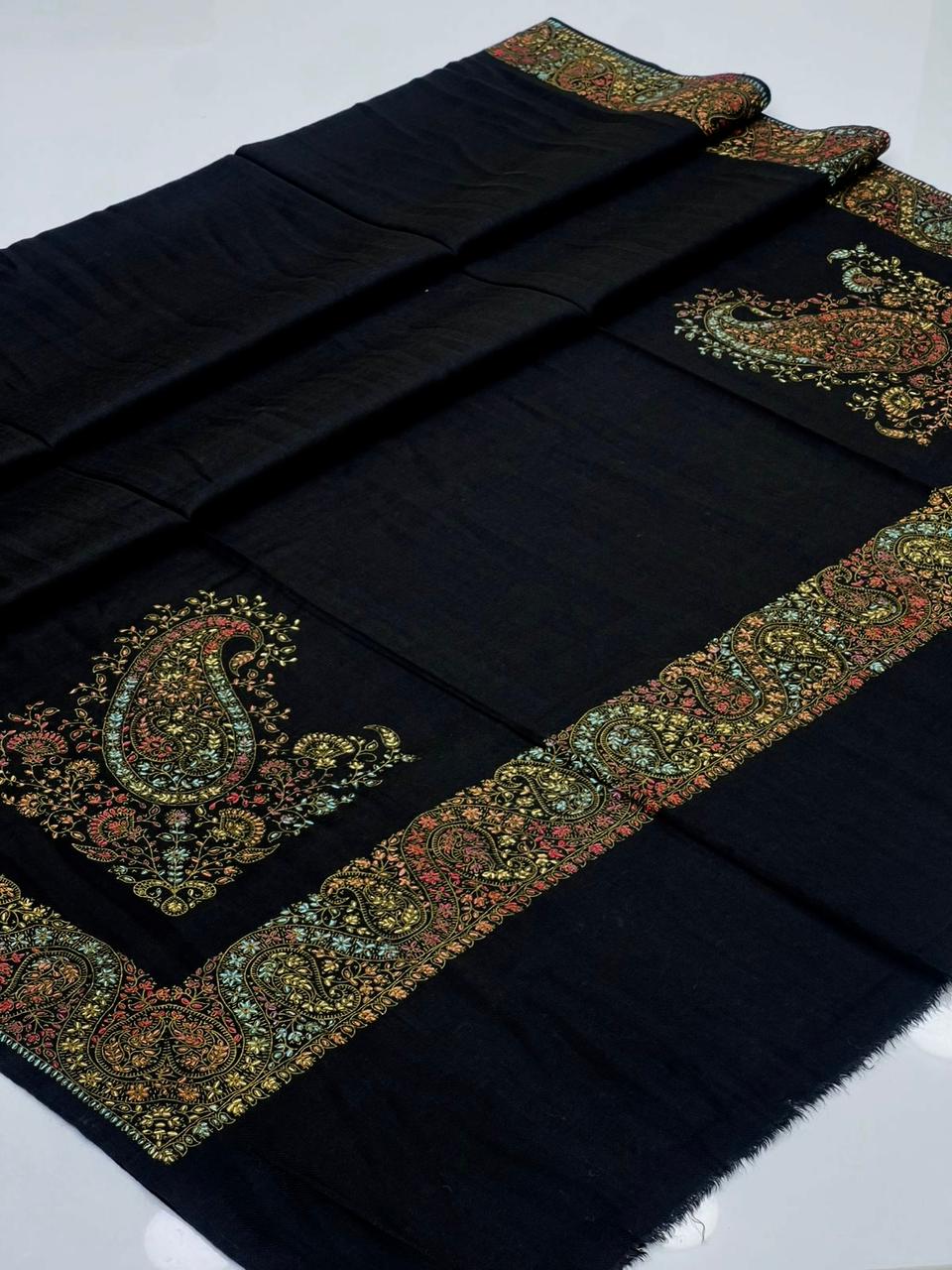 Pashmina Shawl
Hand Made Kashmiri Embroidery With Block Print