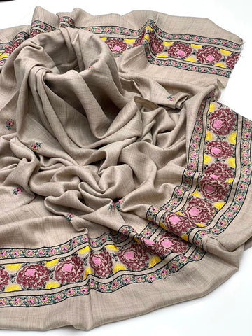 Pashmina 
Machine Sequence Shawl