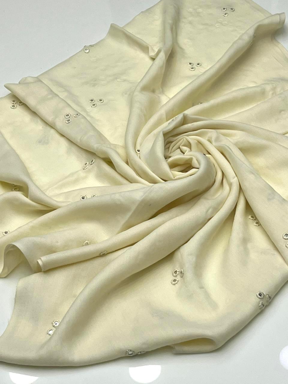 Pashmina
Beautiful Hand Made Mirror Work Shawl