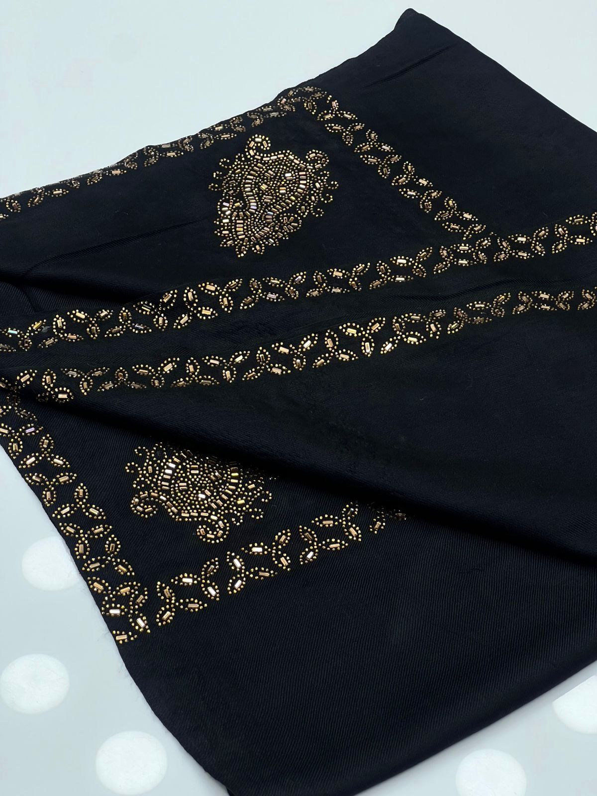 Pashmina Stuff Shawl
Elegant And Beautiful Stones Work Shawl