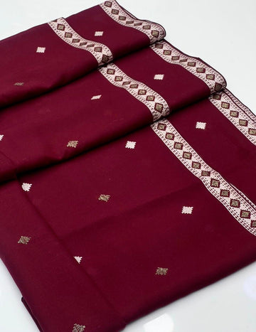 Swiss Lawn
Machine Cross Stitch Embroidery Chadar