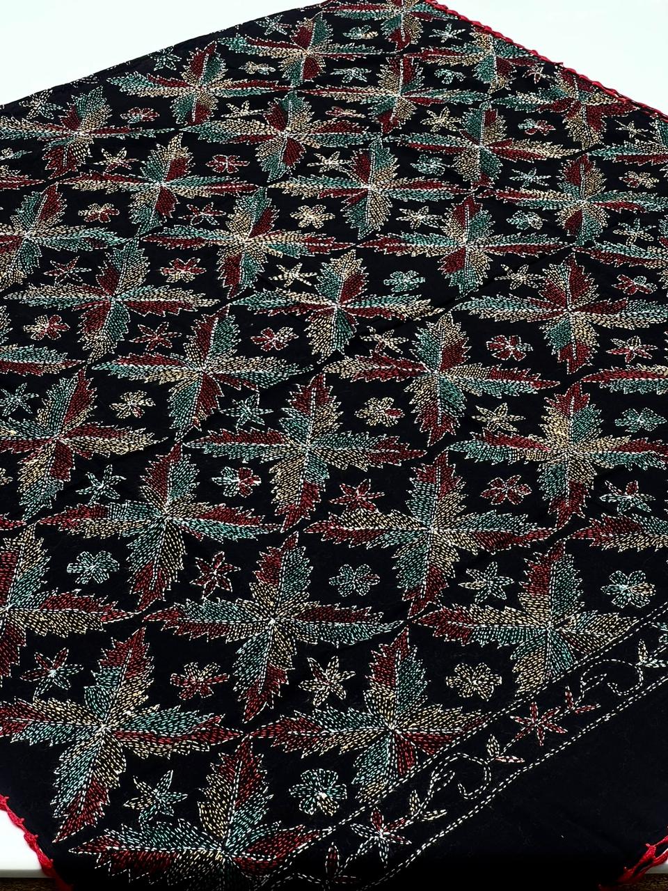 Pure Lawn Fabric
Hand Made Multani Embroidery Chadar